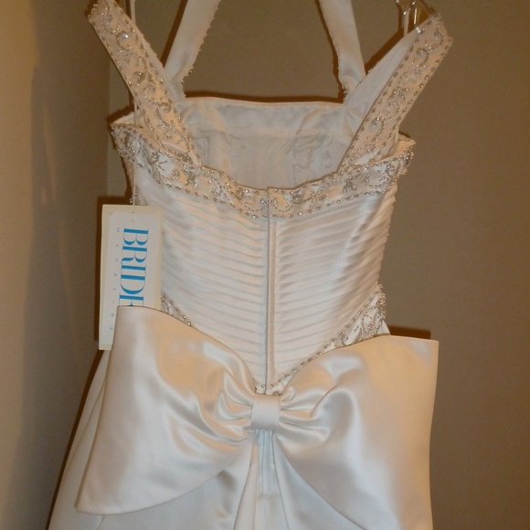 "NEW" DESIGNER WEDDING DRESS SCASSI BRIDE - Picture 5 of 8